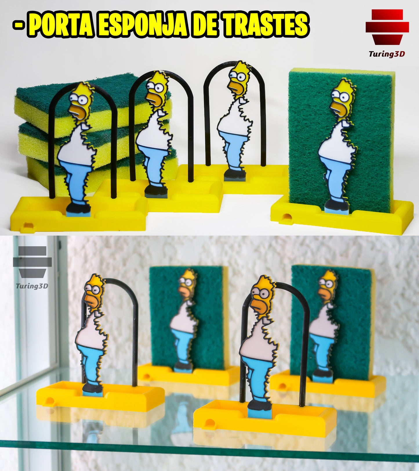 Porta Esponja de Cocina - Homero Simpson